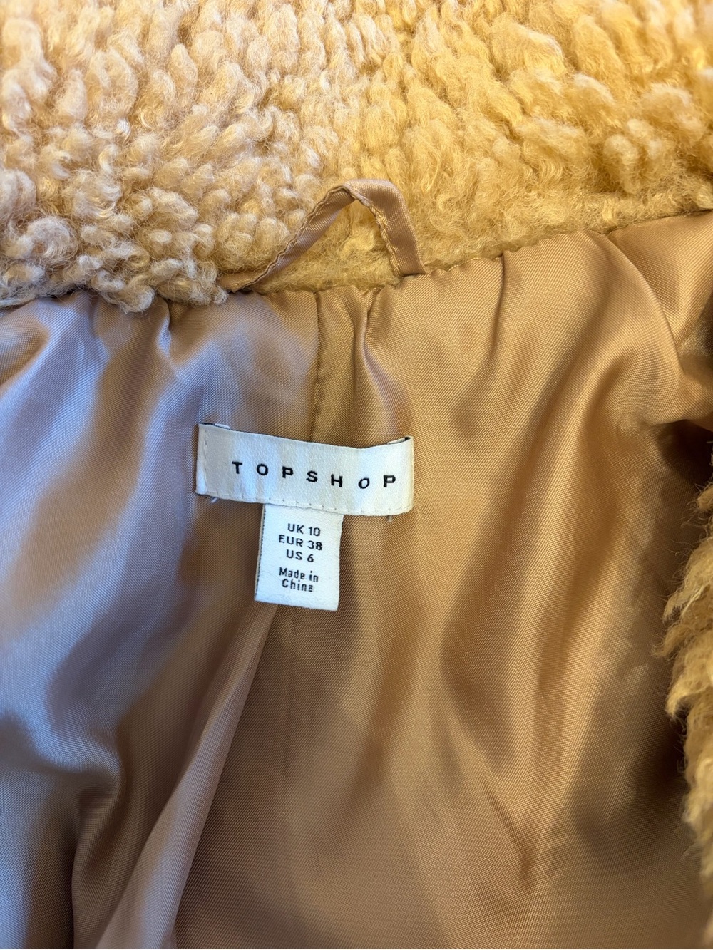 Topshop Teddy Jacket - Picture 6 of 6